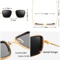 New Vintage Metal Steampunk Sunglasses Men Women Square Sun Glasses For Men Women Stylish Retro Brand Shades Male Female UV400.