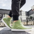 Rain bootsMen's fashion Korean version of trendy water shoes, four seasons rain boots, wear short work shoes, waterproof and non-slip low-top rubber shoes. 