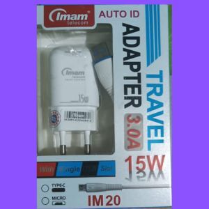 Imam Auto Travel Adapter phone charger