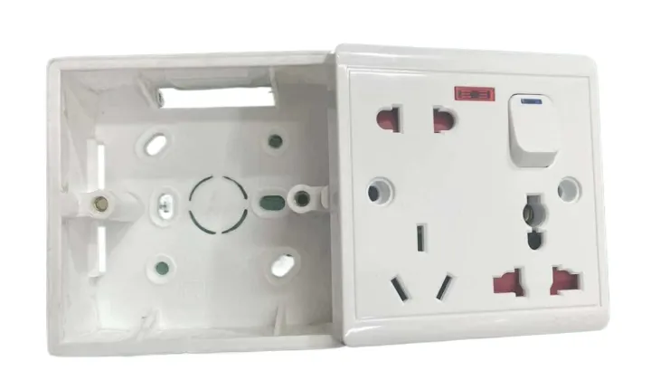 HTC  8 Pin13A Multi Function All Combined Socket with Switch & MK Box