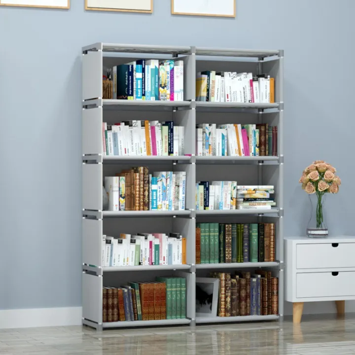 Simple%20Bookshelf%20Floor%20Bookcase%20Shelf%20Student%20Dormitory%20Home%20Desk%20Storage%20Large%20Capacity%20Narrow%20Small%20Assembled%20Cabinet%20Ao%20-%20Image%205