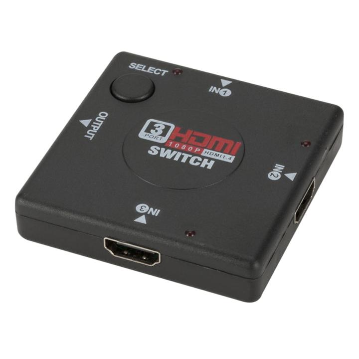 1080P 3 in1 Out HDMI Switcher 3 rt HDMI Switch Female to Female Switcher Splitter Box Selector for HDTV Video HDMI Switcher-HDMI Switcher