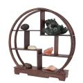 Home Carving Crafts Rack Antique Display Rack Flower Pot Rack Desk Decoration. 