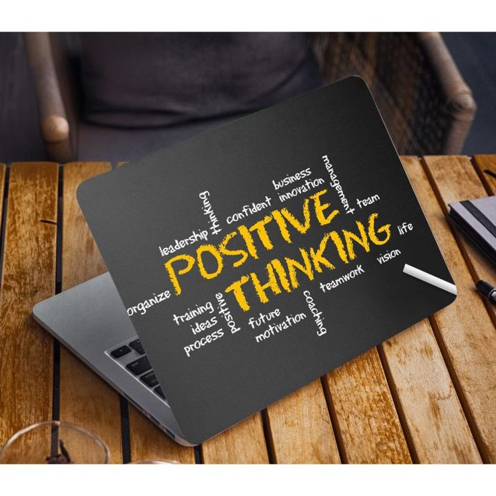 Positive Thinking Premium Laptop Sticker AR-5344