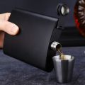 Water Pot 6/8/12 Oz Black Pocket Flagon Flat Durable Whisky Bottle Non -broken Stainless Steel Liquor Flask Man. 