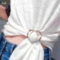 Scarves Clips Scarf Clasp Holder Shirt Waist Clips for Bowknot Neckerchief Shawl Loose Clothes.