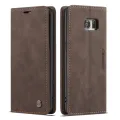 High Quality Retro Magnetic Flip Leather Case For Samsung Galaxy S7 Edge Phone Case Wallet Card Cover. 