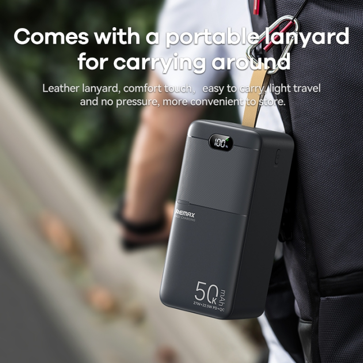 Remax%20RPP-117%20Piloteer%20Series%2050000mAh%2027W%20Fast%20Charging%20(PD%2027W+QC%2022.5W)%20Power%20Bank%20-%20Black%20-%20Image%204