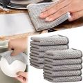 Magic Cleaning Wire Dishwashing Rag – Multipurpose Non-Scratch Wire Cleaning Cloths for Wet & Dry Use, Ideal for Kitchen, Bathroom, Dishes, Sinks, Counters & Stove Tops. 