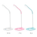 Migeet Rechargeable Leds Desk Lamp Portable USB Charging & Plug-in 360° Flexible Hose Reading Lamp Students Children Soft Light Eye-Caring Touching Control Table Lamp.