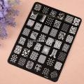 Nail Art Large Stamping Template Image Plate - XY-19. 
