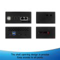 For 5 Plus Metal Case with Cooling Fan, WiFi 6 BT 5.2 Module Dual-Band Wireless Card, Antenna, Heatsink Easy Install Easy to Use.