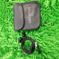 Creative High Bass Audio Earphone With Pouch Ep-530 - Black - Ear Phone - Headphone.