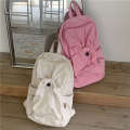 2024 New College Student Girls High Capacity Drawstring Folded Nylon Backpack for Women.