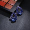 Blue Earrings Crystal Style Dangle Earrings For Women Girl By Top 10 Mart. 