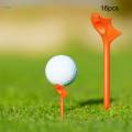 16x Golf Tees Decrease Friction Sturdy 10 Degree Golf Ball Tees for Backyard Driving Range Outdoor. 