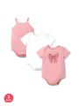 Assorted 3 piece set Short Sleeve Baby Keeper Romper Bodysuit onesie premature Newborn to 36 Months Premium Cotton Comfort for Baby Boys & Girls newborn dress gift set unique baby dress  romper for baby boy ramper baby girl summer Half Sleeve Baby Romper. 