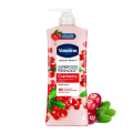 320 ml Vaseline Superfood Freshlook Cranberry lotion International Thailand product used for male female. 