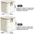With Durable Handle Clothes Storage Bins Cute Teddy Bear Foldable Wardrobe Sorting Storage Bucket Clothes Organizer.