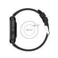 Watch Strap For Amazfit GTS 2e / GTS 2 20mm Silicone Watch Band with Silver Buckle.