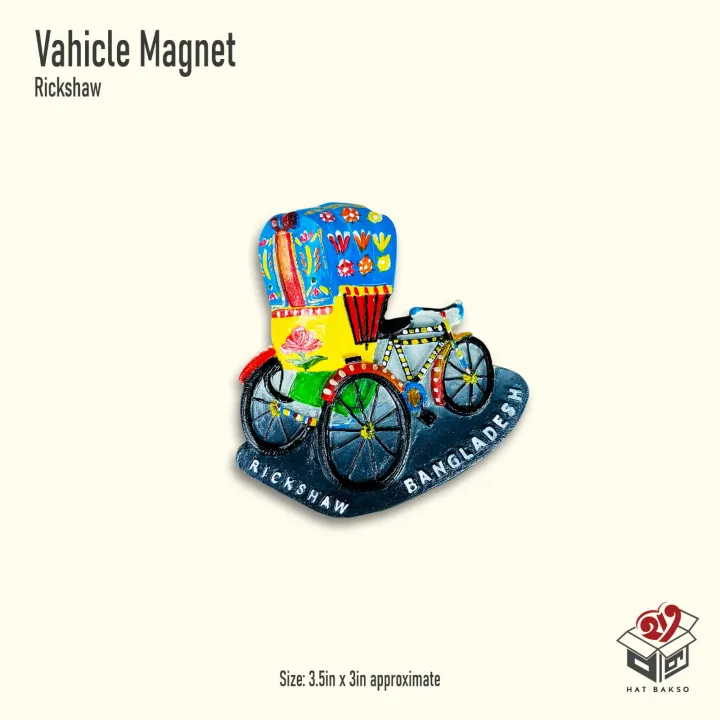 Marble%20Stone%20Dust%20Made%20Fridge%20Magnet%20-%20Rickshaw%20V2%20-%20Image%202