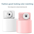 (GGBR)-4K Digital Camera High-Definition Photography CCD Travel Selfie Entry-Level Small Students Campus Selfie Camera Silvery. 
