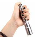 Stainless Steel Small Pepper Crusher (Small Handy Crushers)- Height-13.5c/Width-5.4cm/Depth-2.7cm - Silver. 