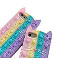 Rainbow Beard Cat for Samsung A32 Decompression Phone Case A12 Cartoon Silicone Protective Cover A51 Rat Killer Pioneer. 