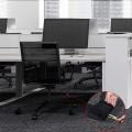 Cable Grip Floor Cable Cover Cords Cable Protector Cable Management Only for Commercial Office Carpet (Black,10 Feet). 