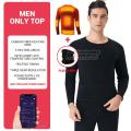 Winter Heated Vest Heated Jacket Suit Smart Phone APP Control Temperature USB Men's Women's Thermal  Warm Clothing Man-Only Pants VT Women. 