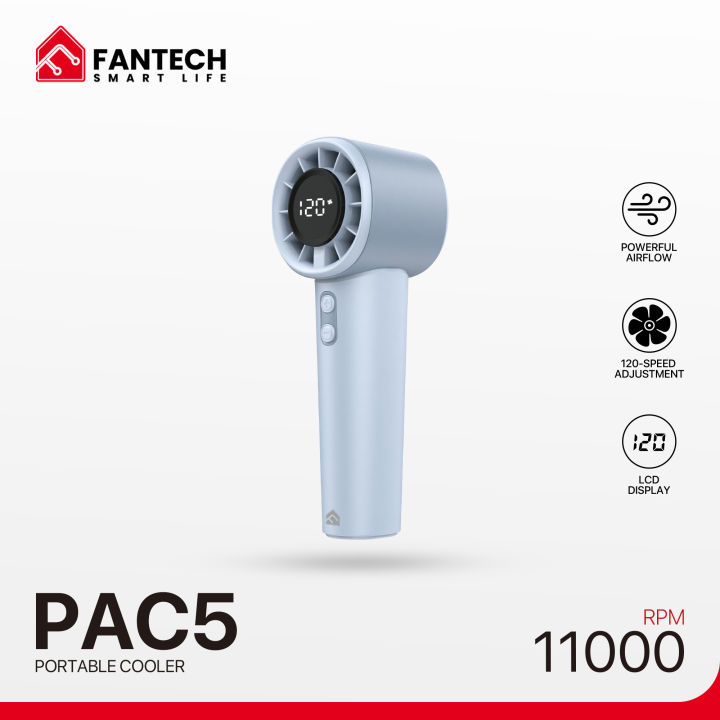 FANTECH PAC5 Portable Mini Fan With LCD Display