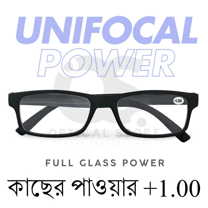 New Reading Glasses Unifocal Reading (Full Glass Power) For