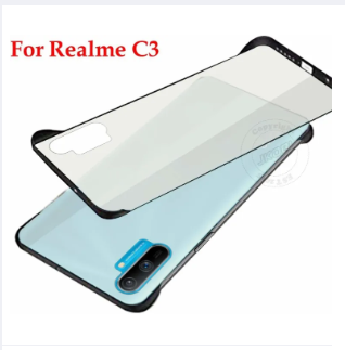 Realme C3 Case Cover Ultra-thin frameless Ring Design