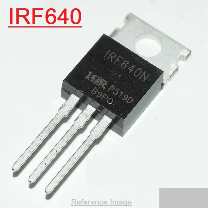 IRF640 IRF640PBF IRF 640 200V 18A 125W TO-220 N-Channel Power MOSFET 3 Pin Leads IC Power Transistors