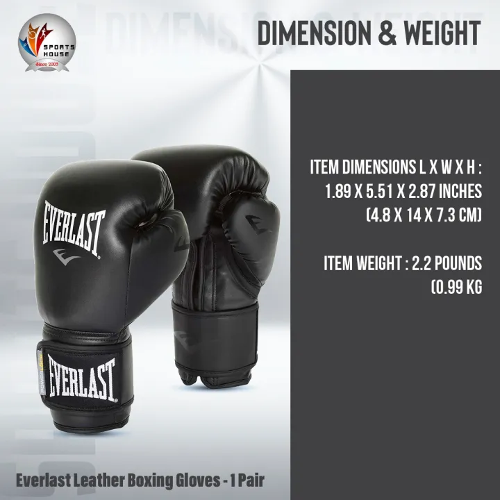 Everlast%20Leather%20Boxing%20Gloves%20-%201%20Pair%20-%20Image%204