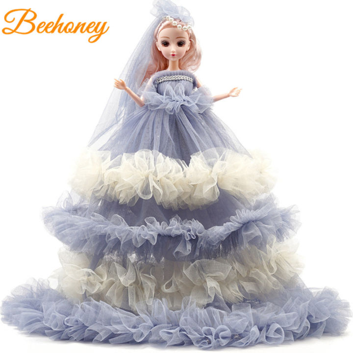 Princess%20Doll%20Evening%20Gown%20Dress%20Girl%20Gift%20Wedding%20Dress%20Doll%20Bride%20Doll%20-%20Image%202