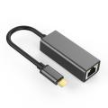 Type C Ethernet Adapter Network Card USB Type-C To RJ45 100Mbps Lan Internet Cable For MacBook PC Windows XP 7 8 10 Android. 