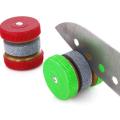 2 pcs Mini kitchen Sharpener, Multifunction Round Grinding Wheels Sharpening Stone Household Kitchen Accessories Tool Portable. 