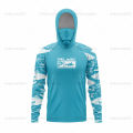 Pelagic Grea Fishing Shirts with UV Protection, Long Sleeve, Hooded Face Cover, Quick Dry Tops, Fishing Face Mask Clothes Upf 50.
