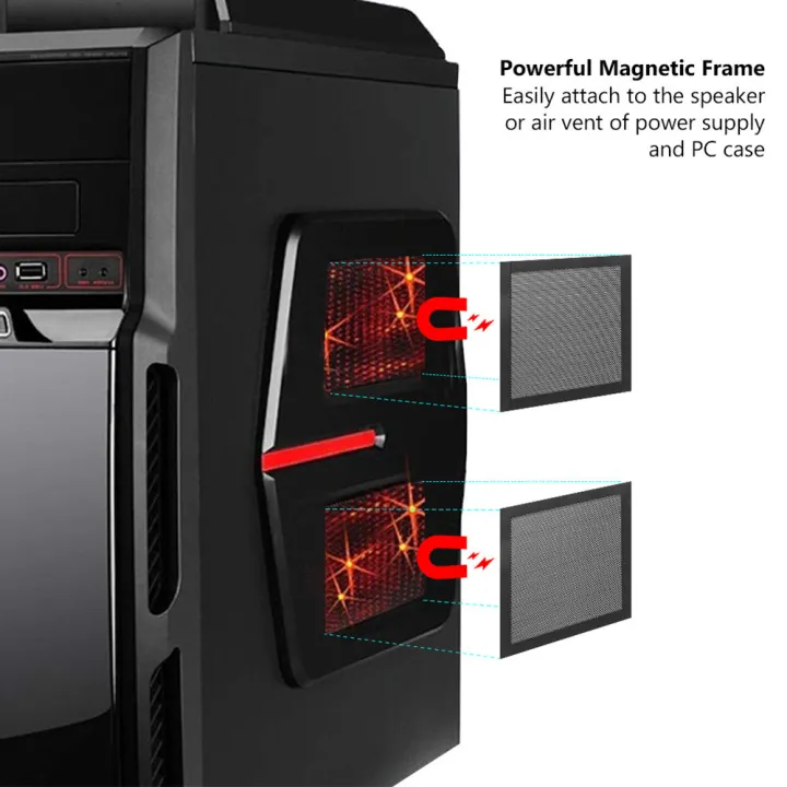Magnetic%20Frame%20Dust%20Filter%20Dustproof%20Mesh%20Cover%20Net%20Guard%20with%20Hole%20for%20PC%20Computer%20Case%20Cooling%20Fan%20Power%20Supply%20-%20Image%202