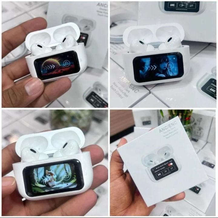 Airpods%20Pro%202nd%20Generation%20With%20Touch%20Screen%20Display%20100%25%20ANC/ENC%20Double%20Dark%20Noise%20Reduction%20A9%20Bluetooth%20Headphone%20-%20Image%205