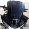 【Mary DAI Store】Clear+Motorcycle Double Bubble WindScreen Screen For  2011 2012 Honda CBR250R 250 R 250R 11 12 13 Black Iridium. 