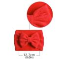 Big Bowknot Baby Girl Headband Solid Color Elastic Headbands Hair Bands For Girls Kids Children Turban Baby Hair Accessories. 