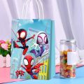 Spidey His Amazing Friends Paper Bag Candy Gift Packaging Bags Kids Spiderman Birthday Party Decoration Baby Shower Supplies. 
