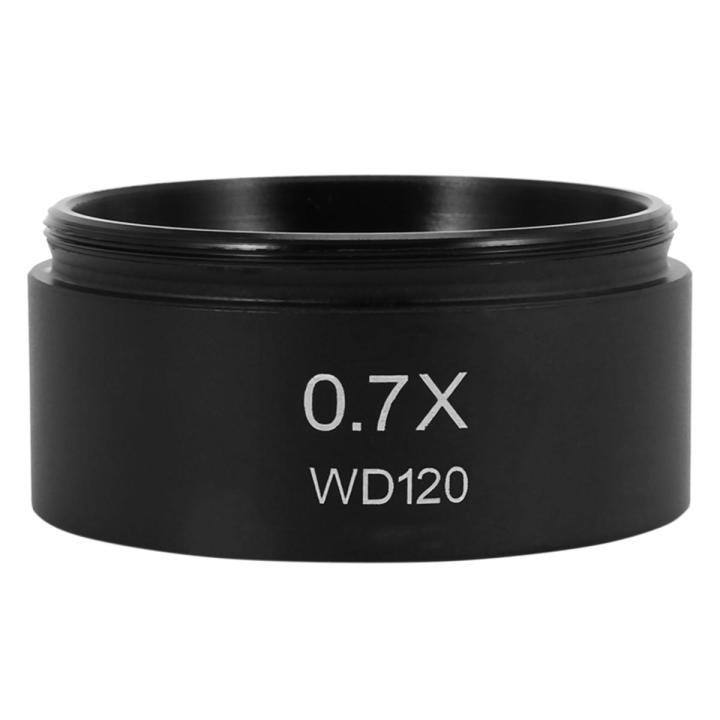 ICQURBT 2X WD120 0.7X Trinocular Stereo Microscope Auxiliary Objective ...