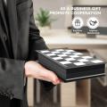 Magnetic Chess Board 9.5 (Black & White Guti).