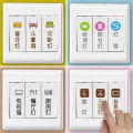 Switch Sticker Logo Sticker Socket Panel Switch Stick Label Household Tips Decorative Creative Luminous Wall Stickers Personality.