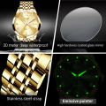 LIGE Ladies Wristwatch Luxury Waterproof Luminous Date Gold Watch For Women Dress Stainless Steel Quartz Women's Watches+Box. 
