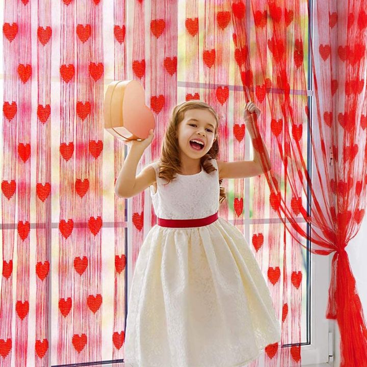 Red%20colour%20Love%20Heart%20Shaped%20Net%20Curtain/Porda%20-%201pcs%20-%20Porda%20-%20Image%206