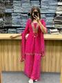 Women Hamim Fashion Georgette Sharara 3 Piece Dress Set. 